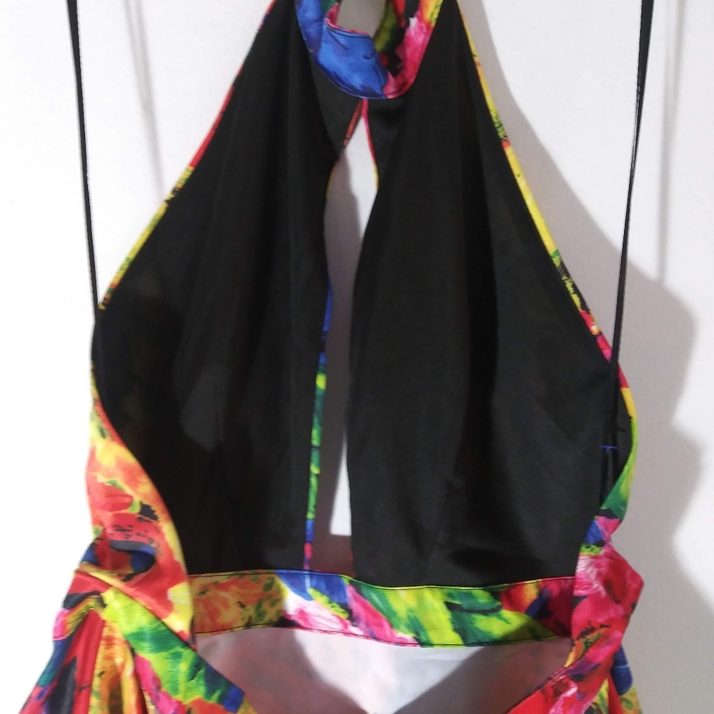 Luxxel halter dress size L NWT - Picture 5 of 11